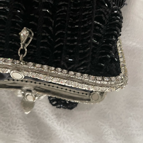 CLARA KASAVINA BEAD WOVEN EVENING HANDBAG - Picture 10 of 15